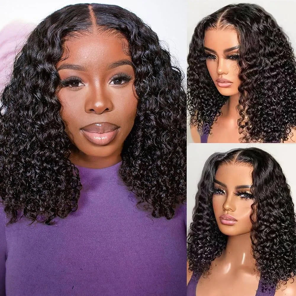 Burmese Curly Short Bob Wigs