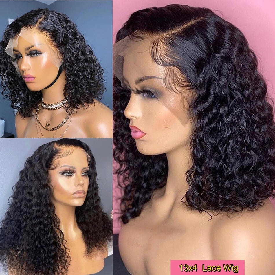 Water Wave Short Bob Wigs