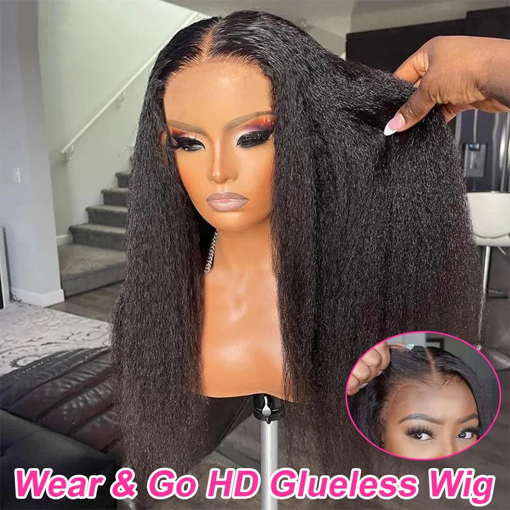 250% Kinky Straight Glueless Wig