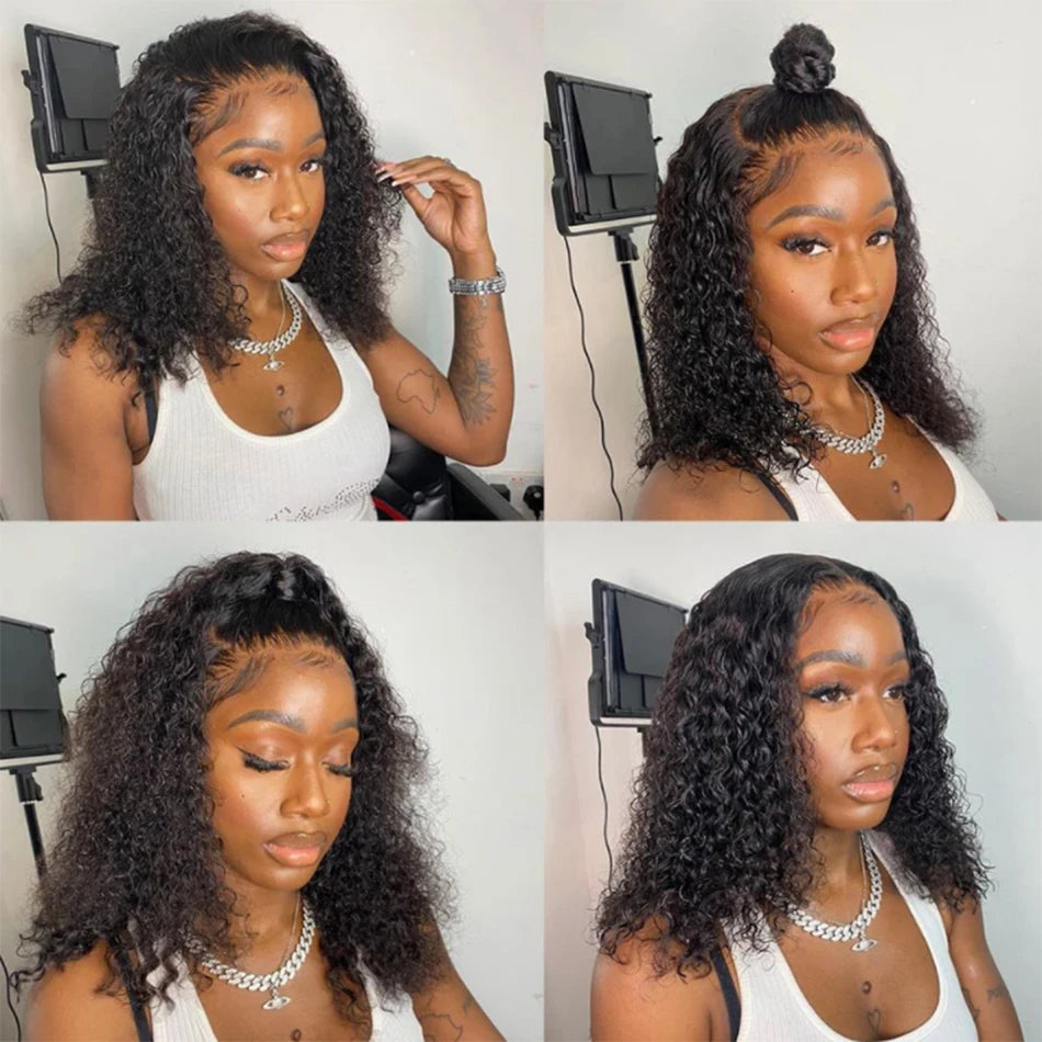 Water Wave Short Bob Wigs
