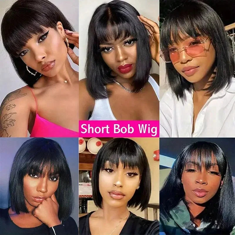 16inch 3X1 Middle Part Lace Wig Bob Wigs