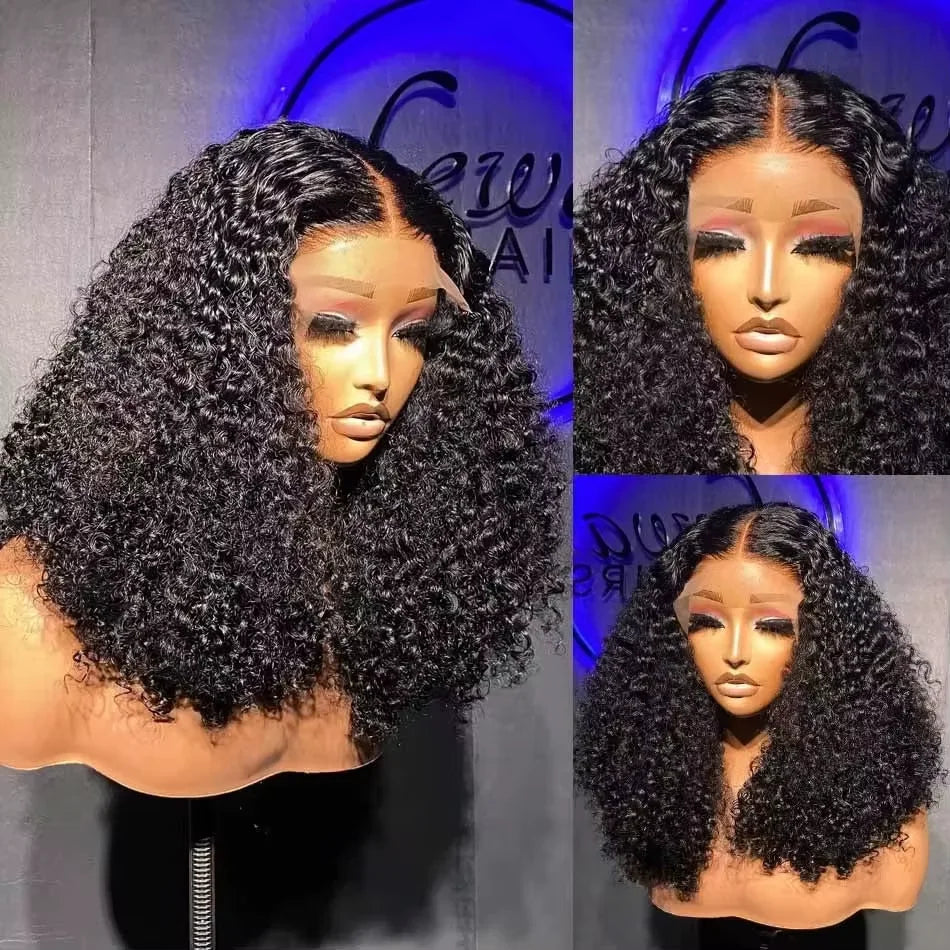 Burmese Curly Short Bob Wigs