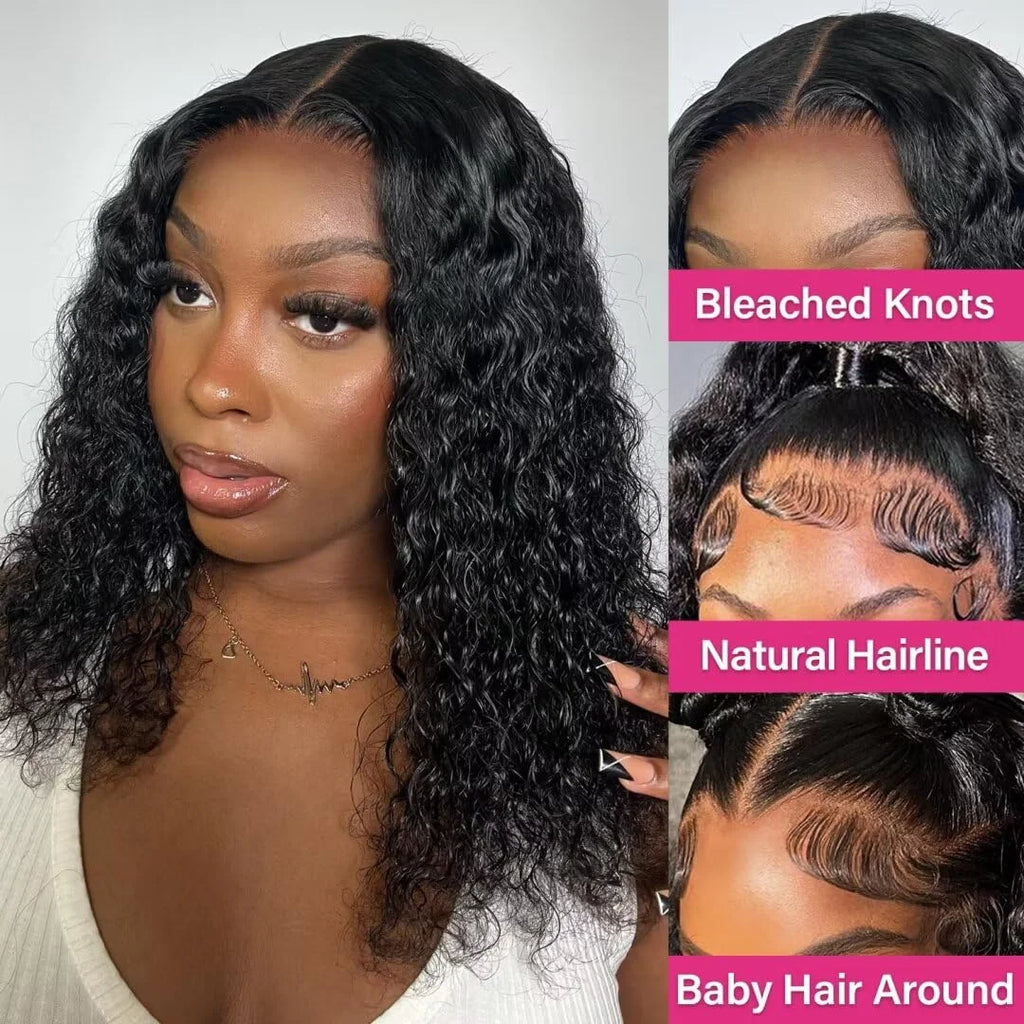 Burmese Curly Short Bob Wigs