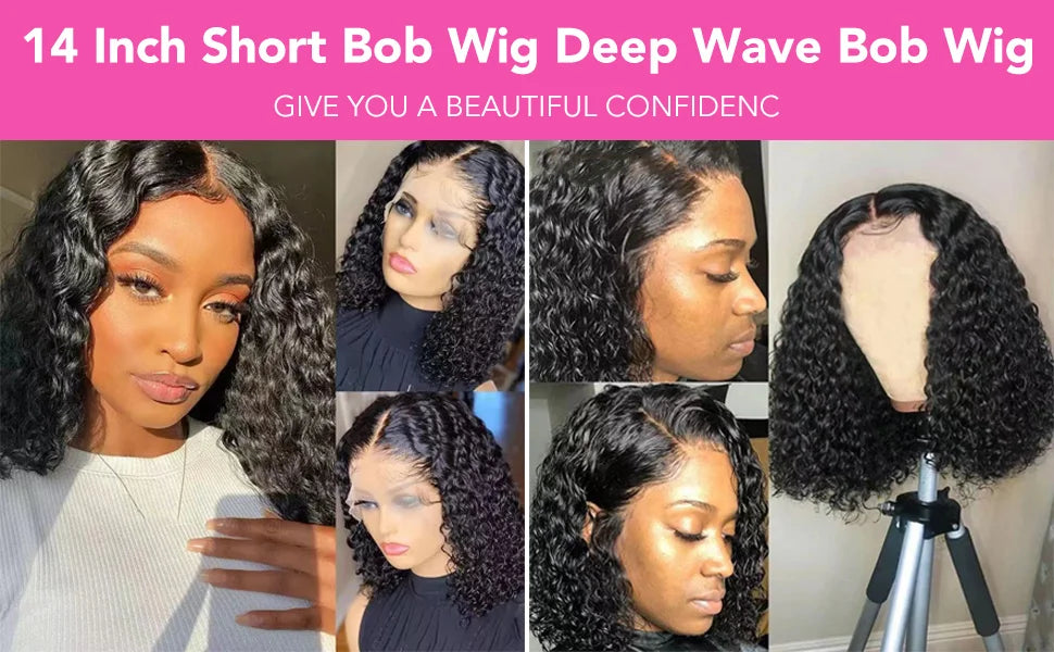 Burmese Curly Short Bob Wigs
