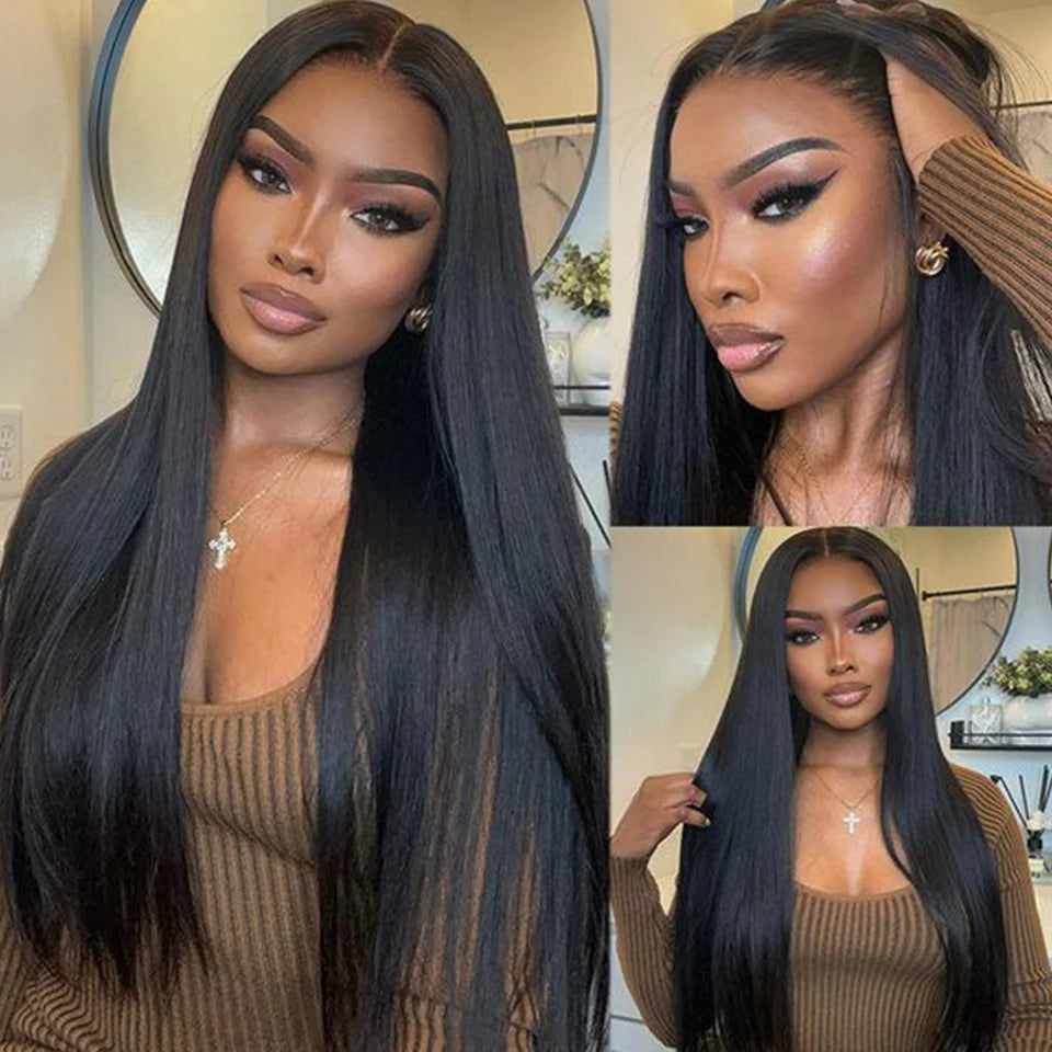 Malaysia Remy Silky Straight Gluless wigs