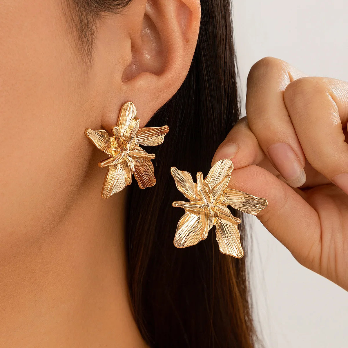 Layered Big Flower Ring