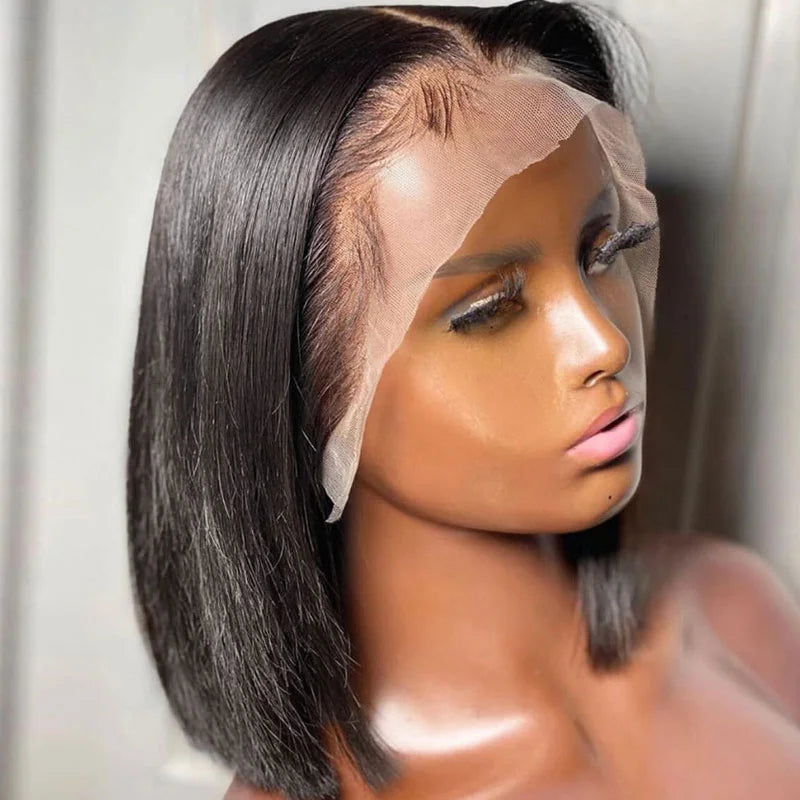 Sleek Straight Short Bob Wig