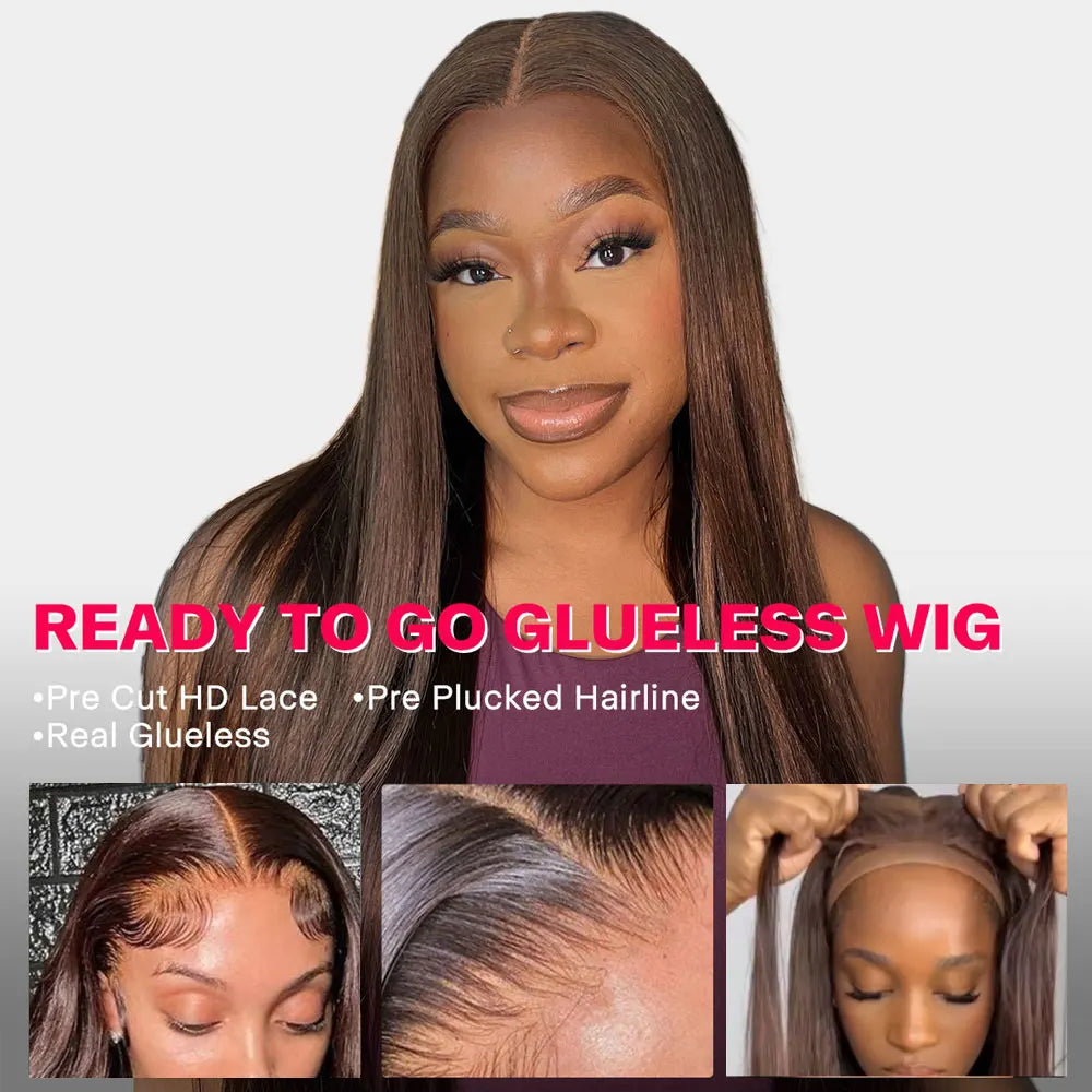 Wear And Go Glueless Wig Human Hair