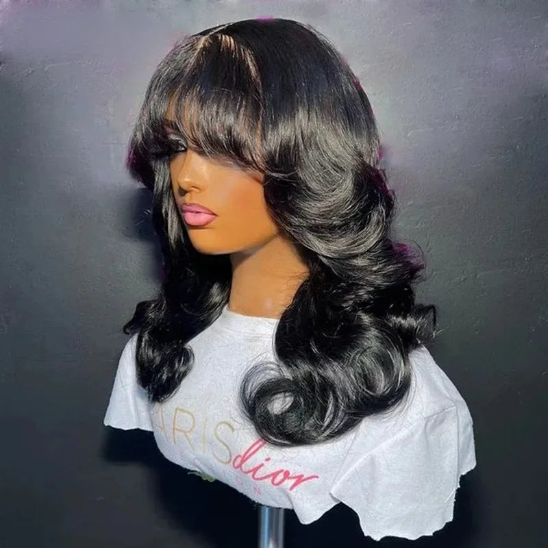 Ombre Brown With Bangs
