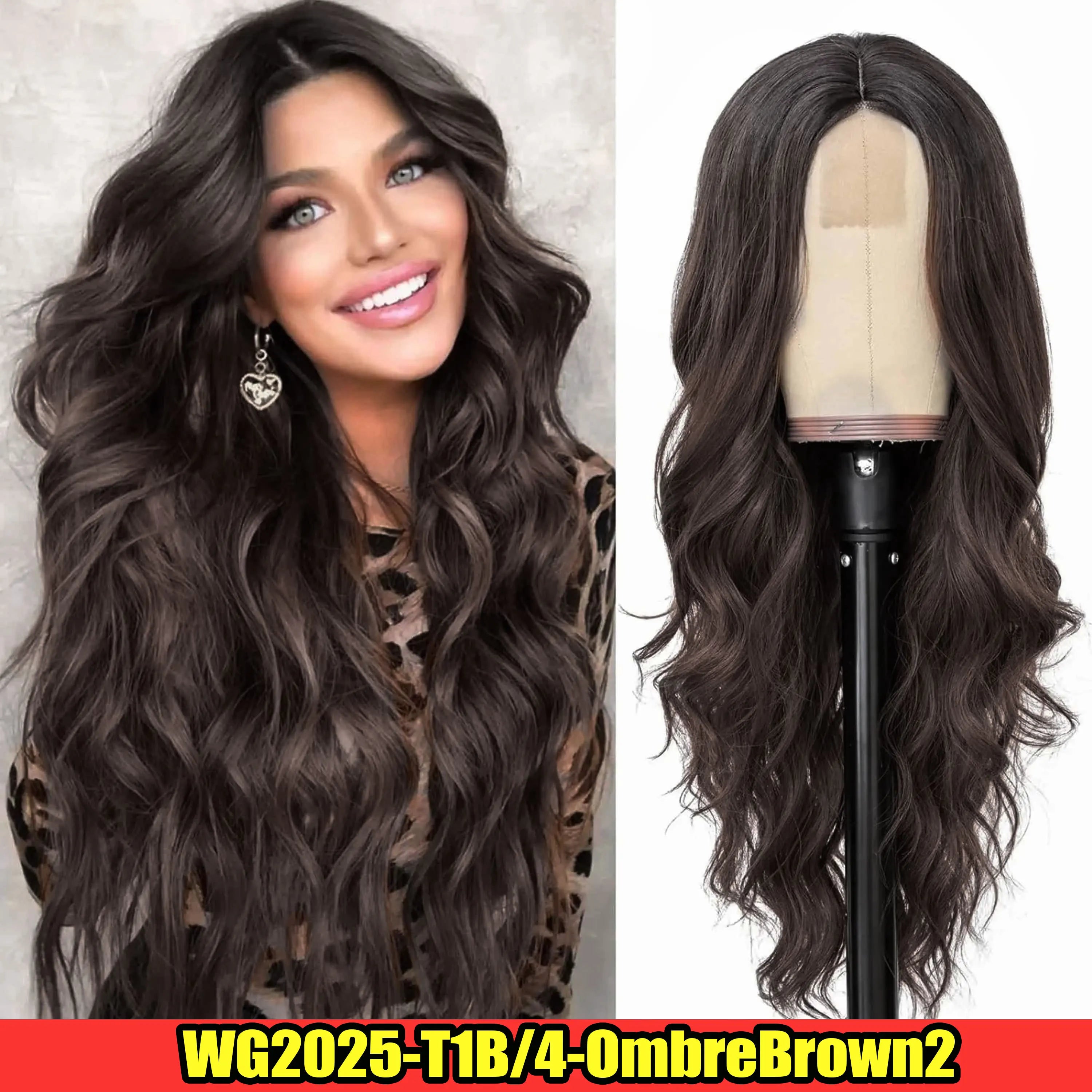Ombre Blonde Curly Wig