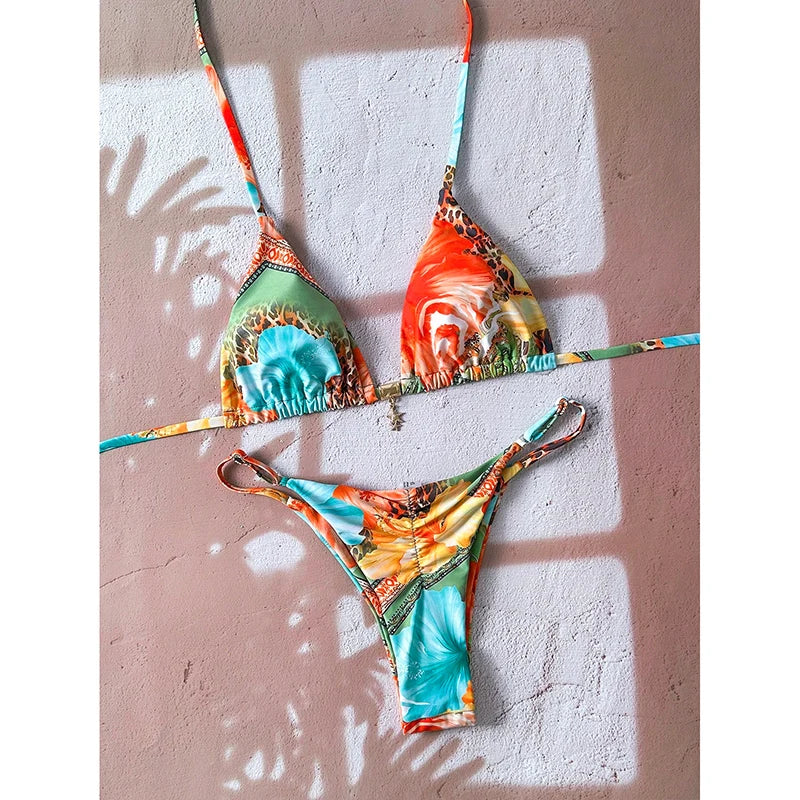 Leopard Push Up Bikinis