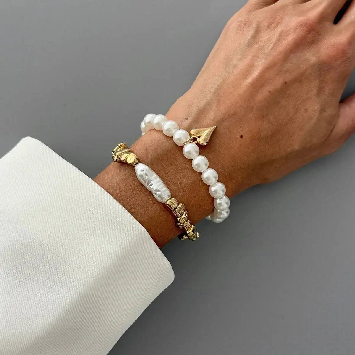 Elegant Imitation Pearl Bracelet