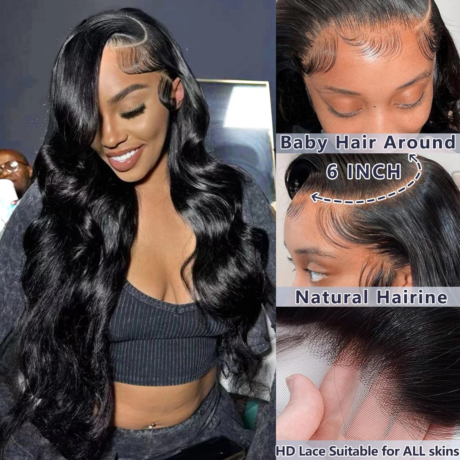 Glueless Body Wave 100%