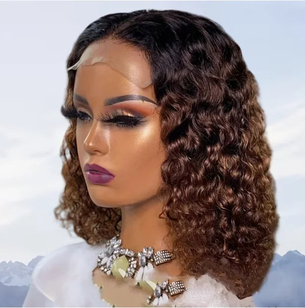 Ombre Brown Water Wave