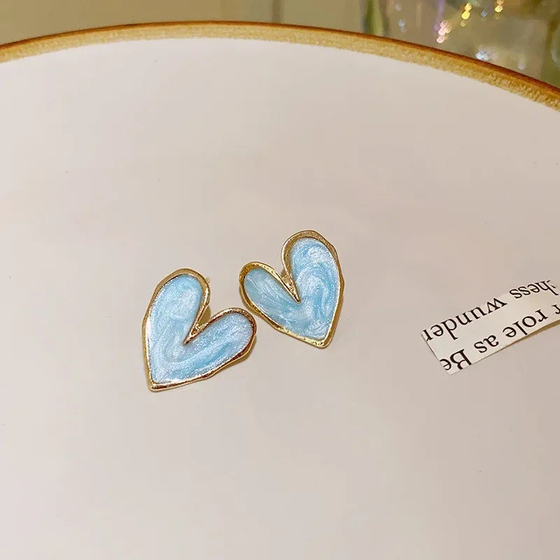 Heart Pearl Earrings
