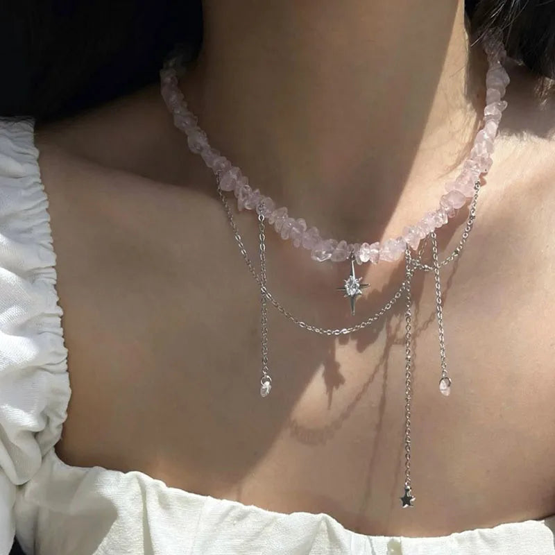 Elegant Multilayer Tassel Chain