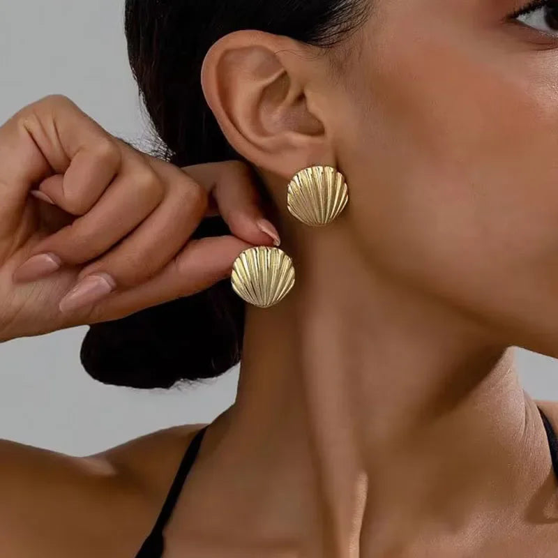 Texture Stud Earrings