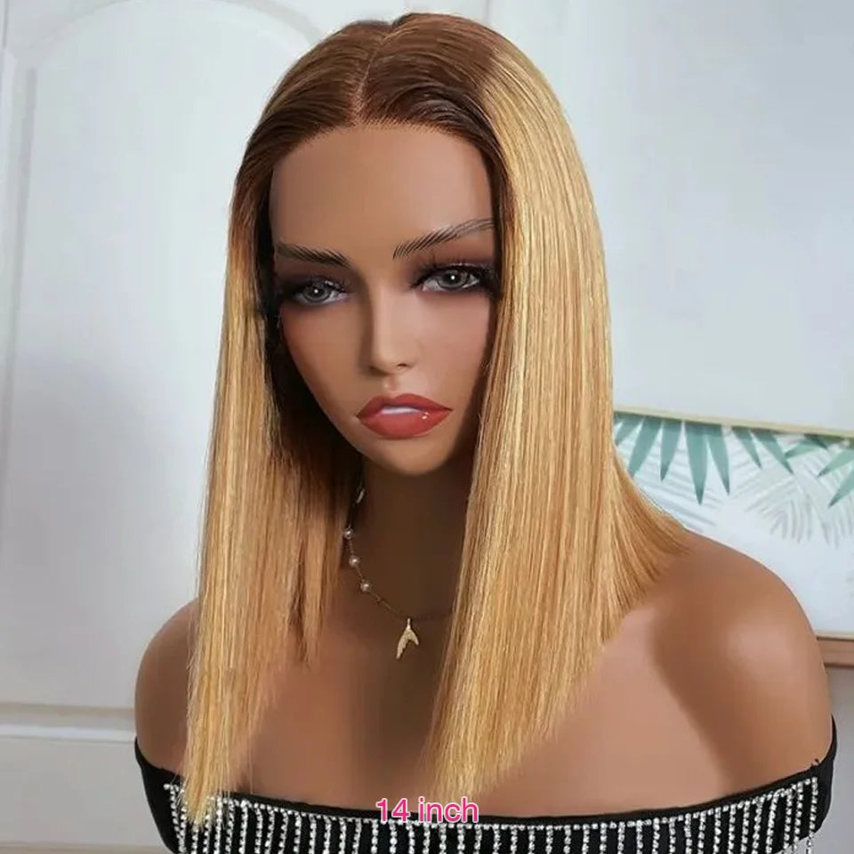 Sleek Straight Short Bob Wig