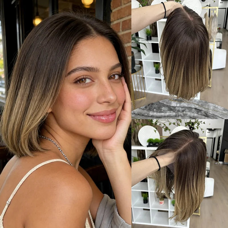 2026 Ombre Honey Blond Wig