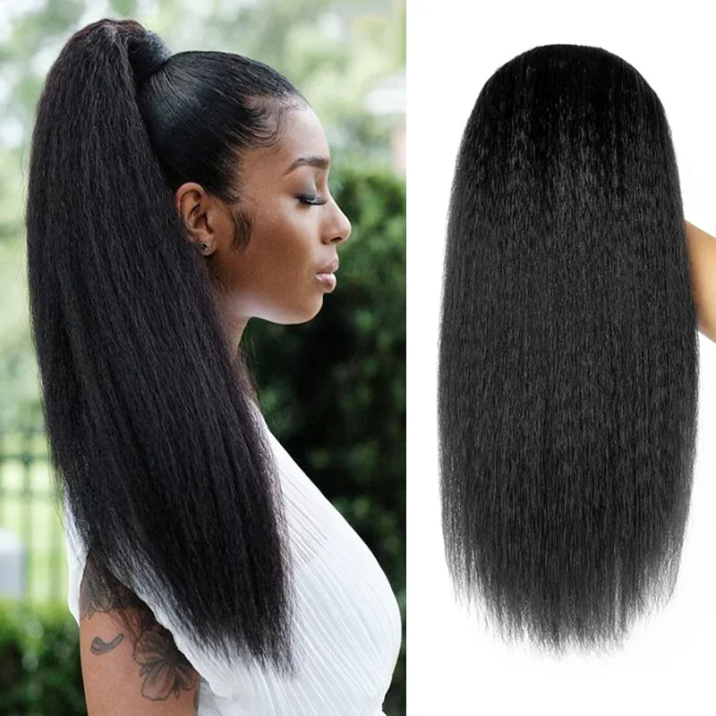 22/28/30 inch Long Kinky Straight Wig