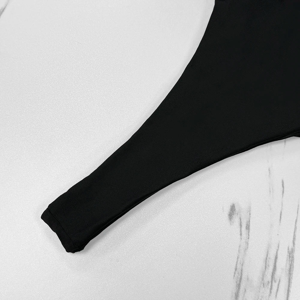 Backless Adjustable Lace-up Swimsuit