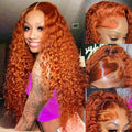 Human Hair Burgundy Wigs