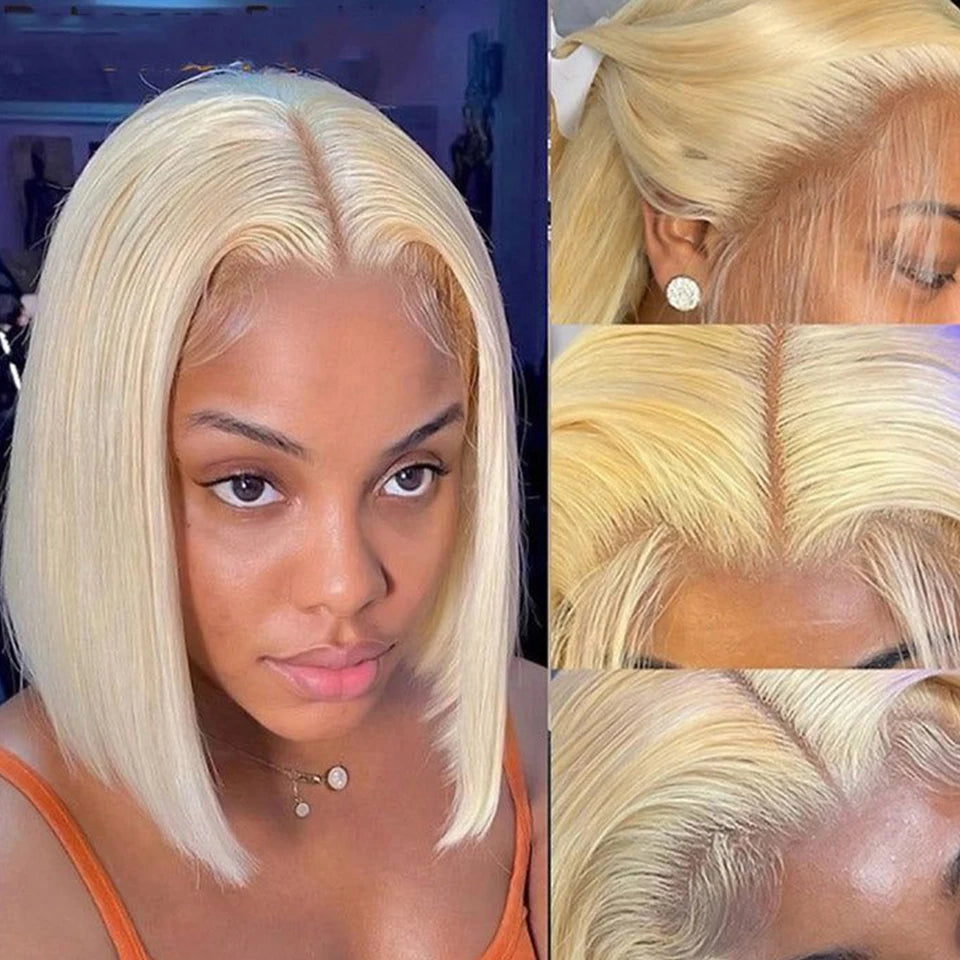 Ginger Orange HD Transparent Short Bob