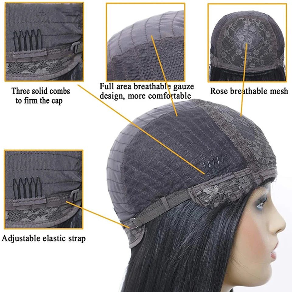 Brazilian 99J Red Short Bob Human Hair
