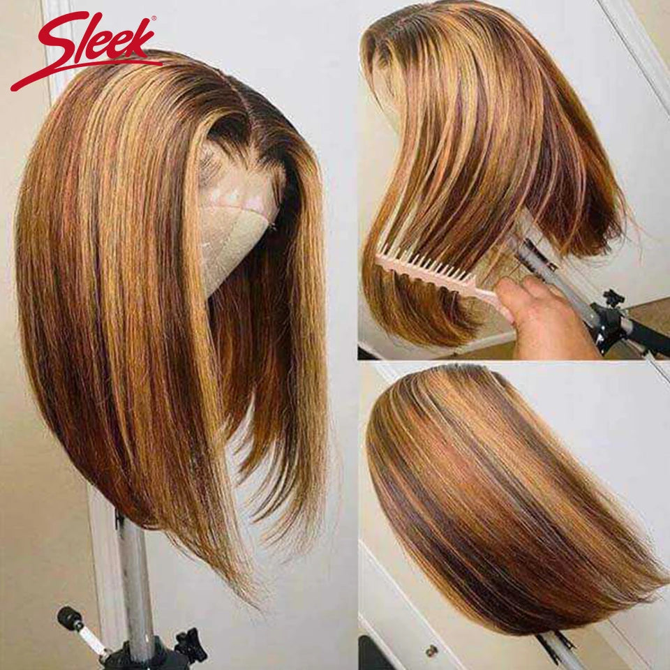 Ginger Orange HD Transparent Short Bob