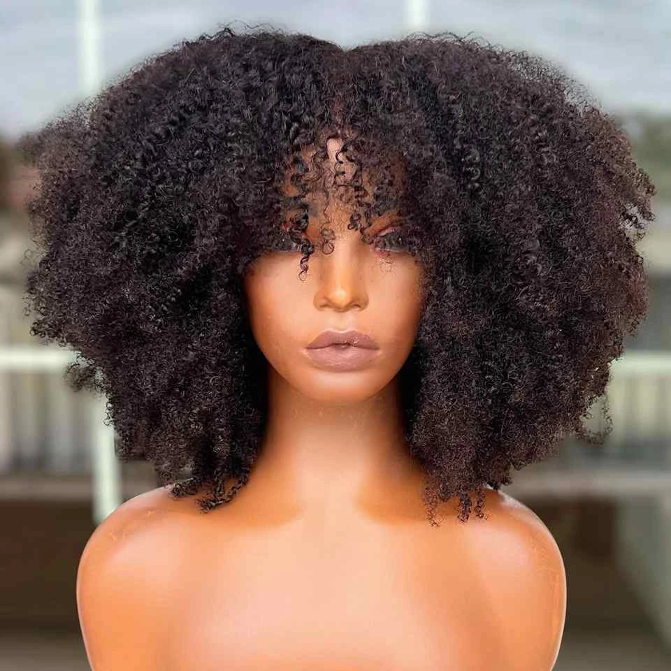 Orange Ginger Short Kinky Curly Wig