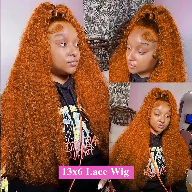Ginger Orange 13X6 Lace Frontal Wigs