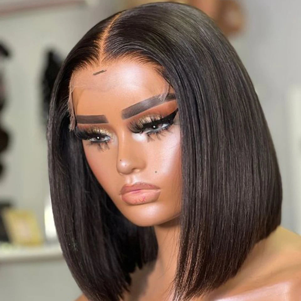 Ginger Orange HD Transparent Short Bob