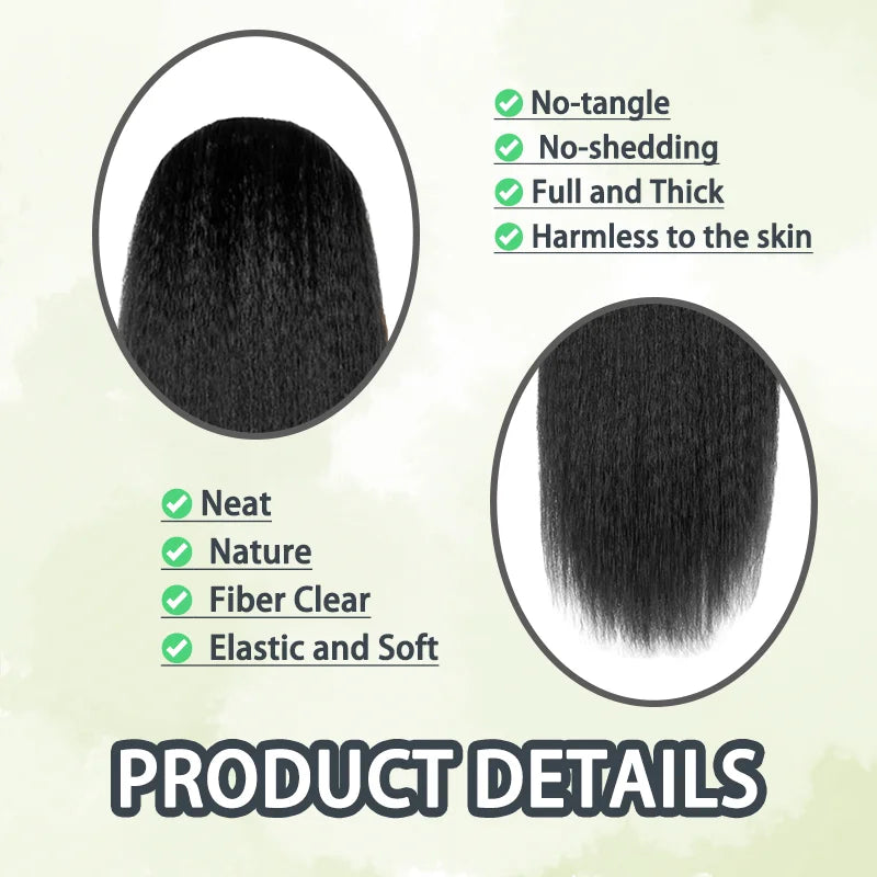 22/28/30 inch Long Kinky Straight Wig