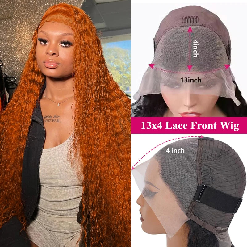 Orange Ginger Lace Front Wig