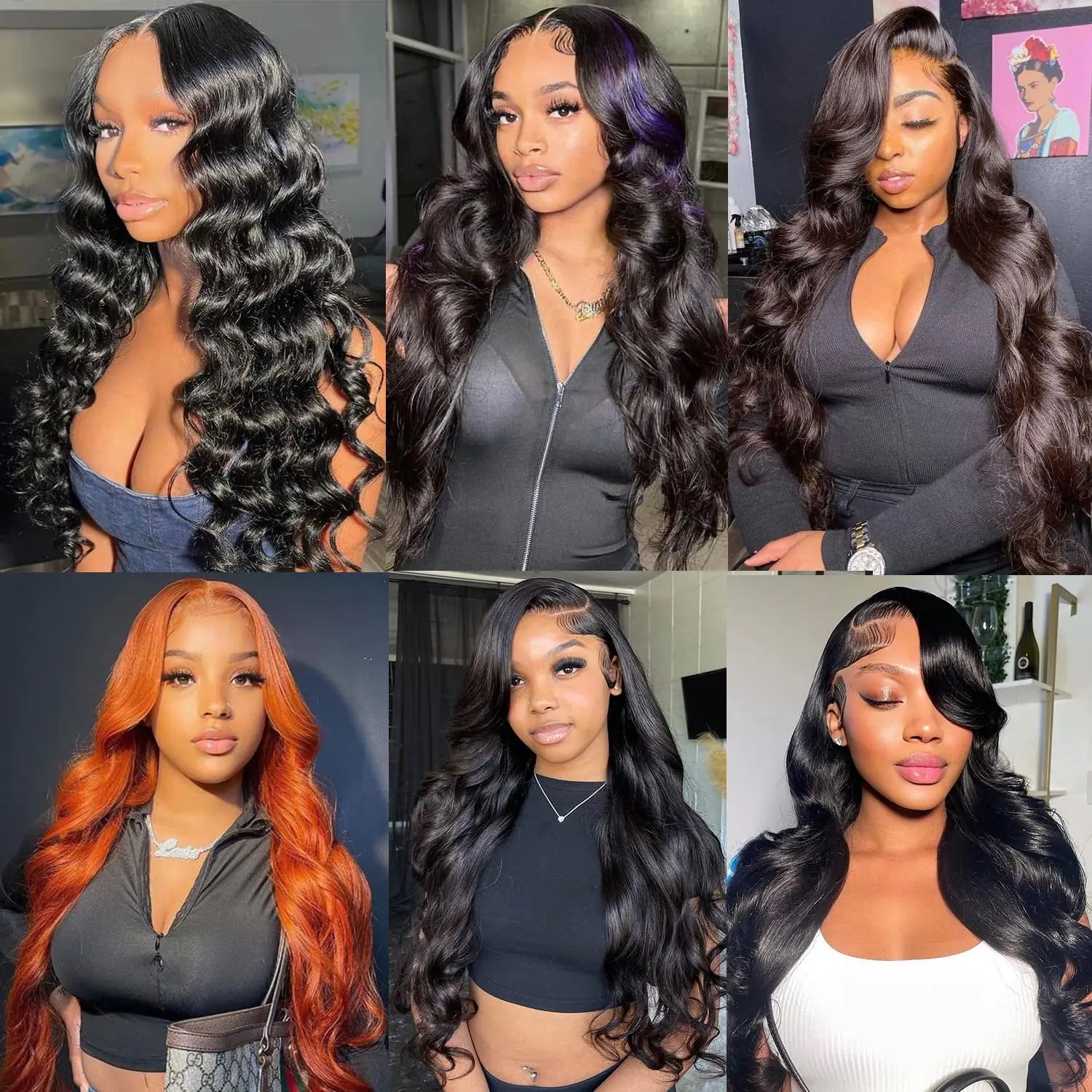 Glueless Body Wave Human Hair