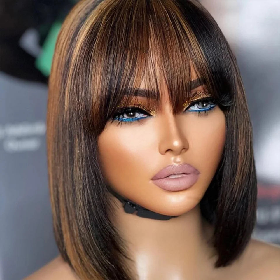 Highlight Blonde Short BOB