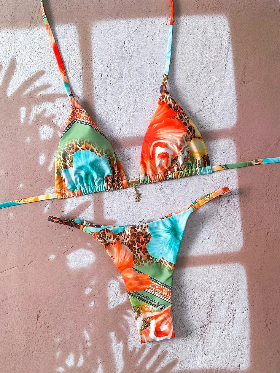 Leopard Push Up Bikinis
