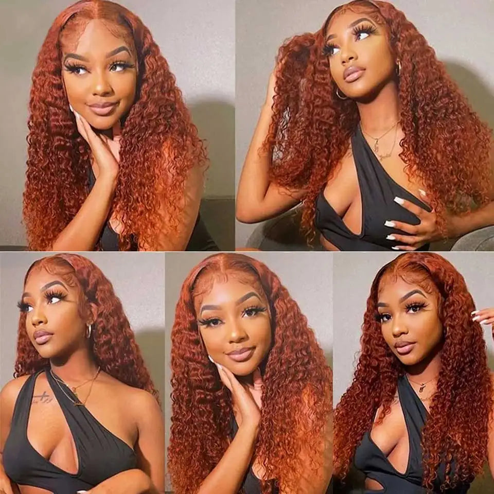Ginger Orange Lace Front Human Hair