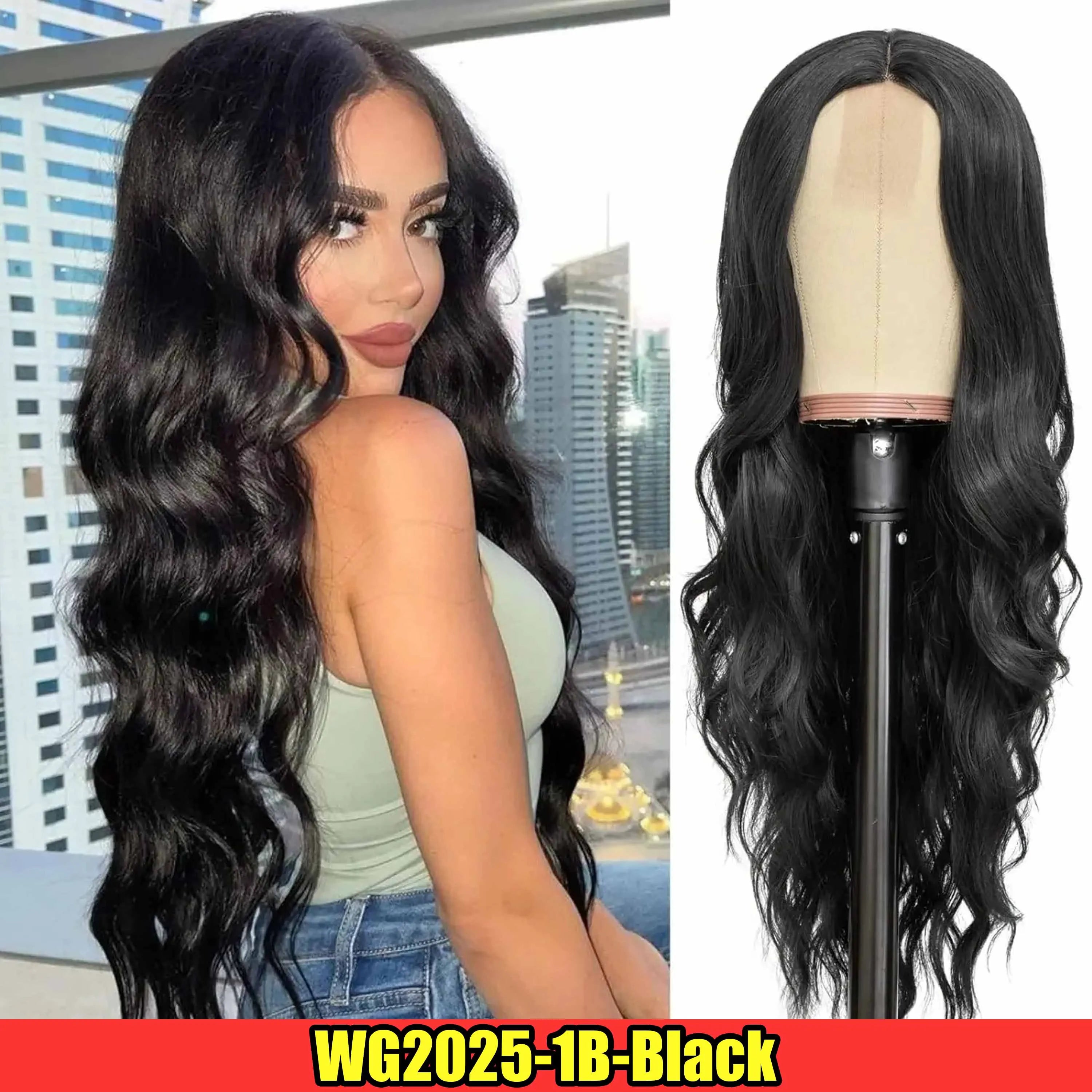 Ombre Blonde Curly Wig