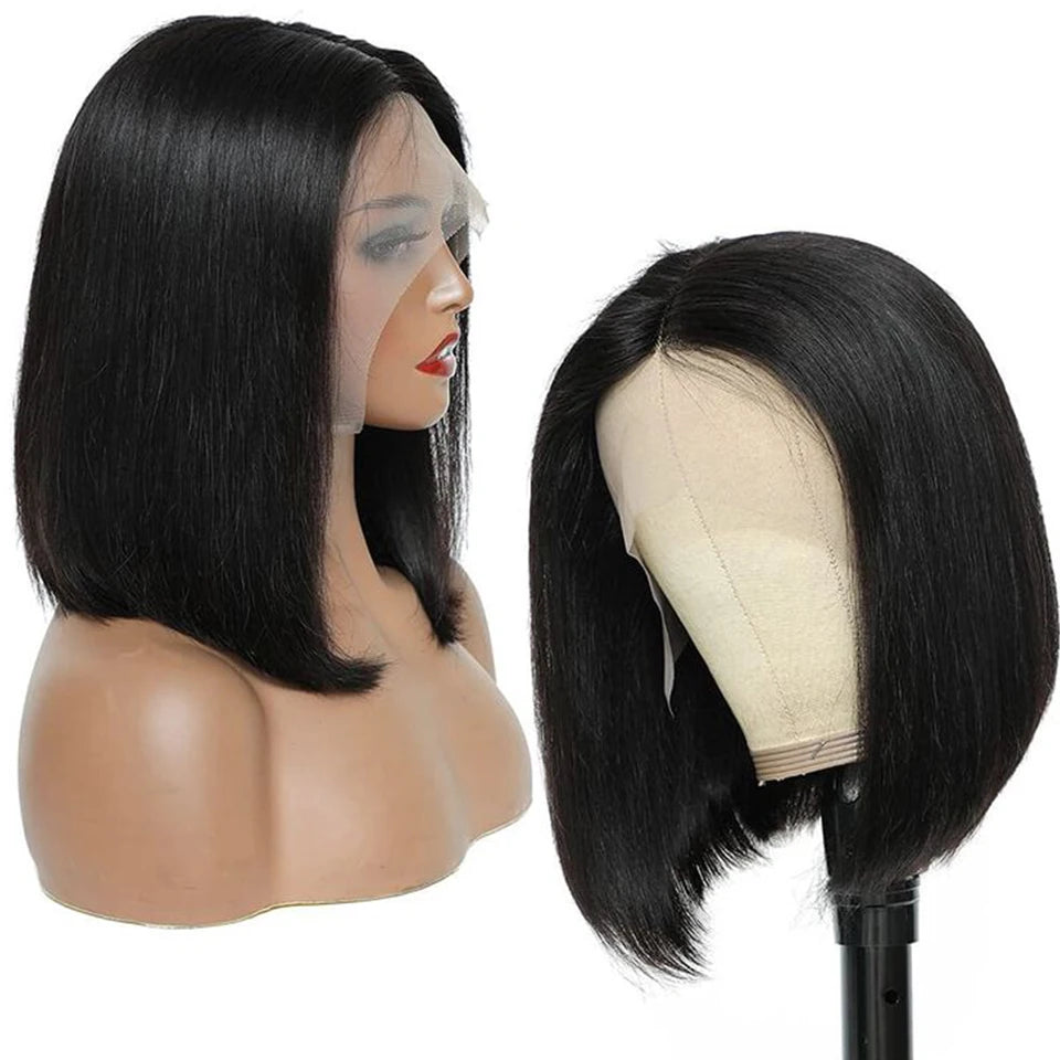 Sleek Straight Short Bob Wig
