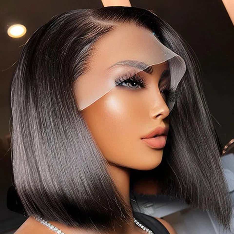 Ginger Orange HD Transparent Short Bob