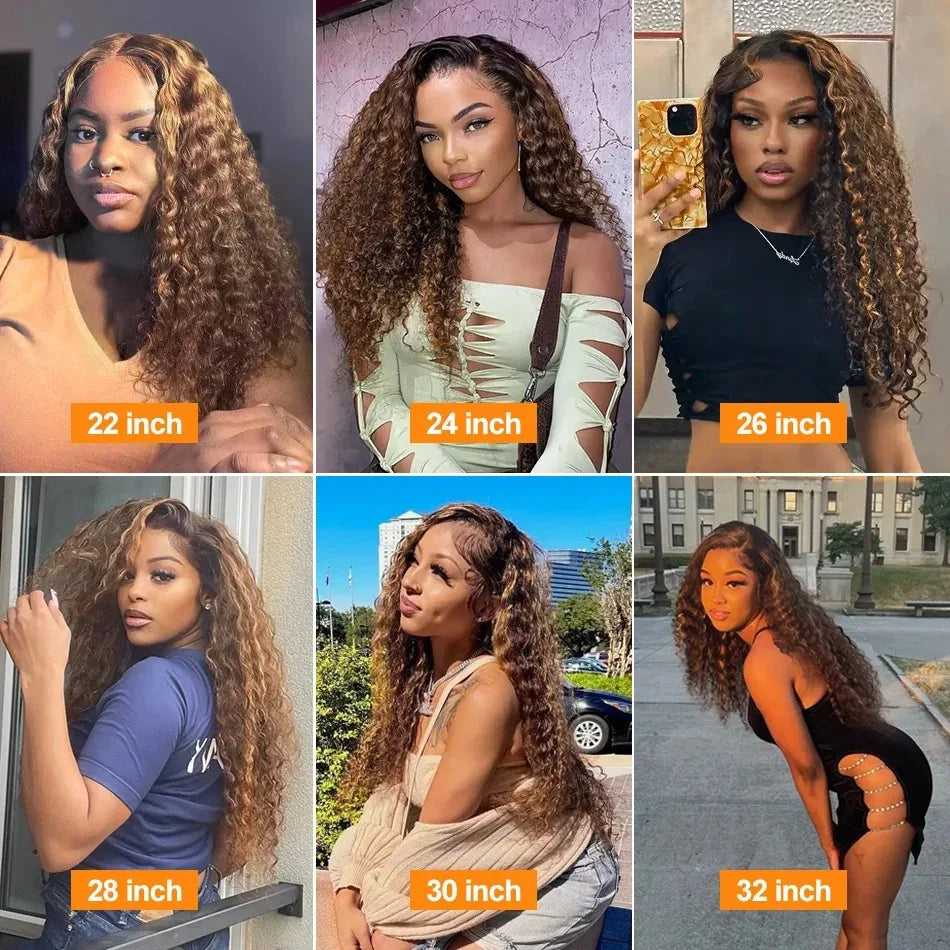 Human Hair Burgundy Wigs