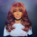 Ombre Brown With Bangs