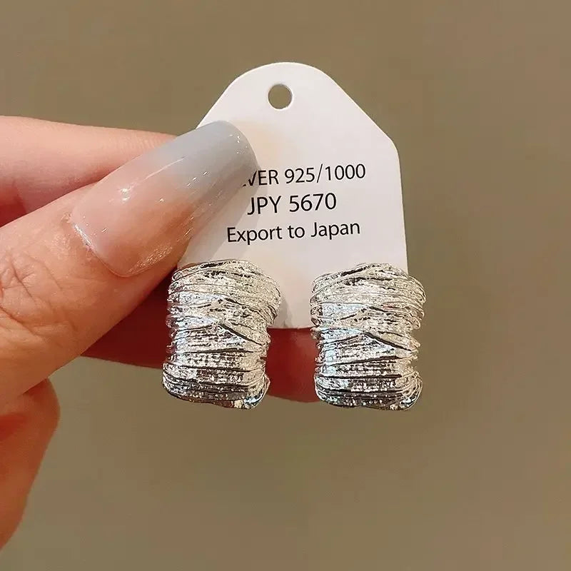 Texture Stud Earrings