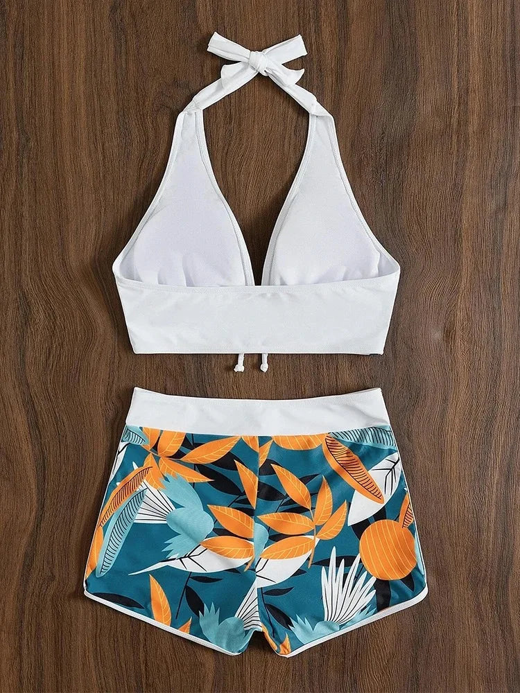 Split flat Angle bikini