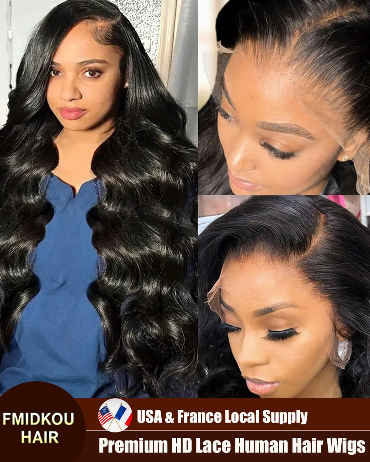Glueless Body Wave Human Hair