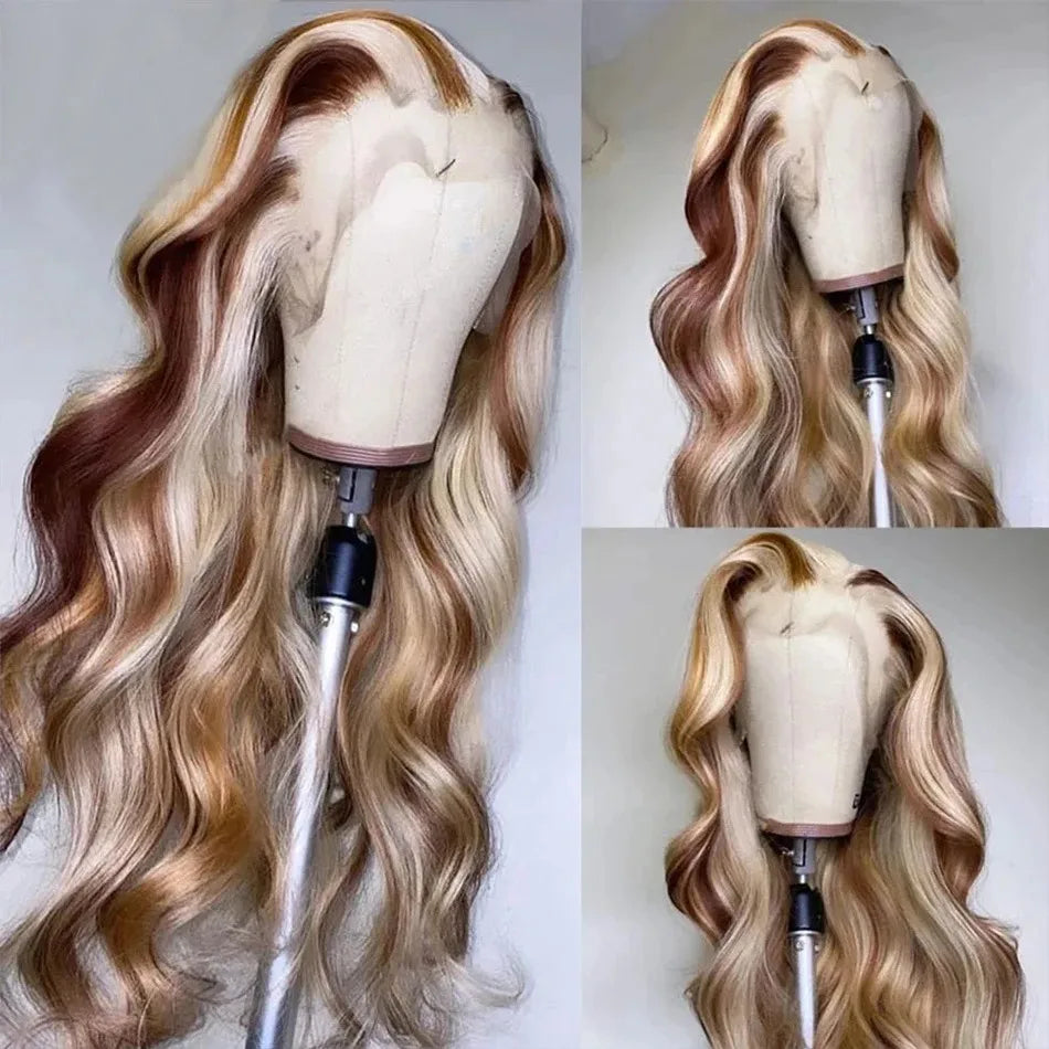 Ombre Ash Blonde With Dark Roots
