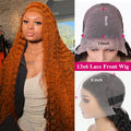 Orange Ginger Lace Front Wig