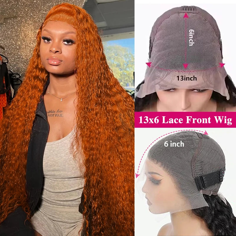 Orange Ginger Lace Front Wig