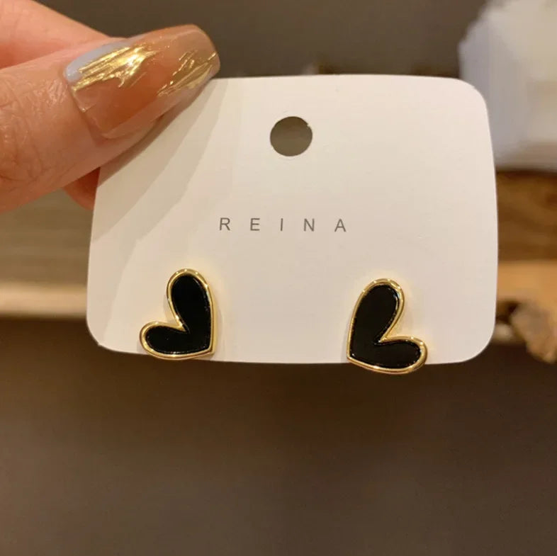 Heart Pearl Earrings
